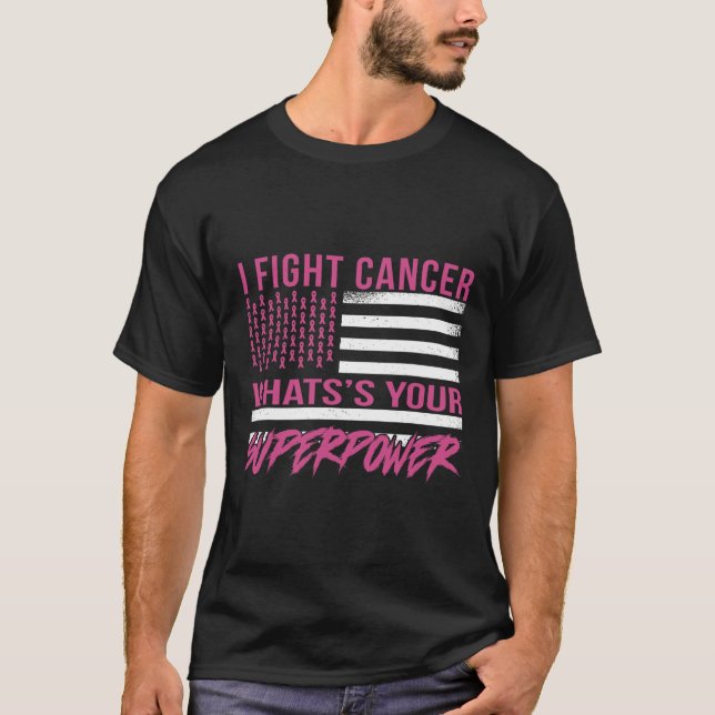 Jag bekämpar det som är din supermakt t shirt (Framsida)