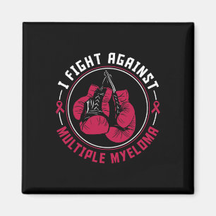 Jag bekämpar Många Myeloma Awareness Support Boxin Magnet