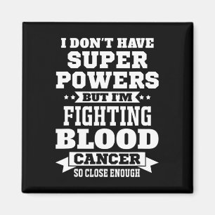 Jag bekämpar medvetenhet om blodcancer Motivationa Magnet