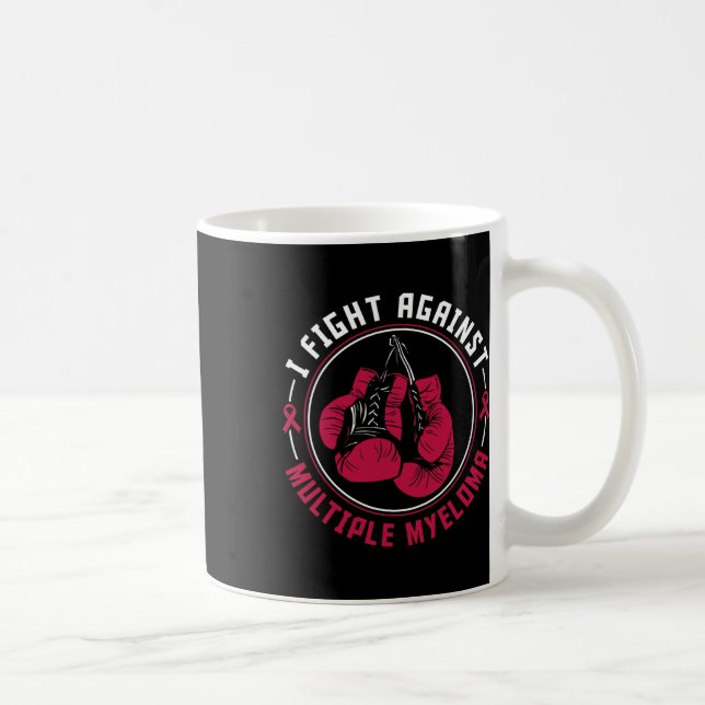 Jag bekämpar multipelt myelom medvetenhet stöd box kaffemugg (Höger)