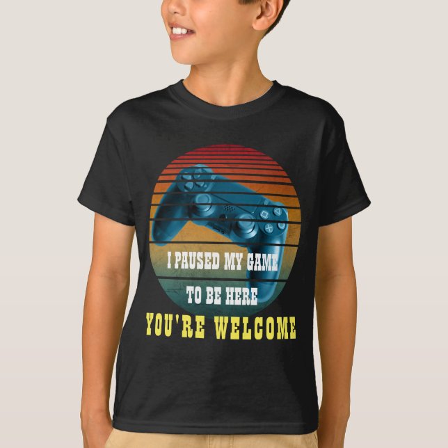 JAG BEKLAGADE MIN GAME ATT VARA HÄR, DU ÄR VÄLKOMM T SHIRT (Framsida)