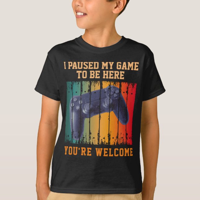 JAG BEKLAGADE MIN GAME ATT VARA HÄR, DU ÄR VÄLKOMM T SHIRT (Framsida)