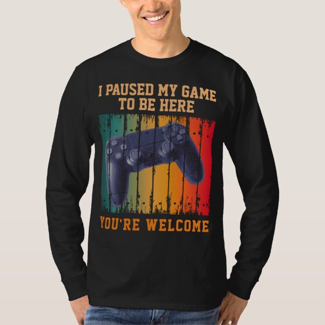 JAG BEKLAGADE MIN GAME ATT VARA HÄR, DU ÄR VÄLKOMM T SHIRT (Framsida)