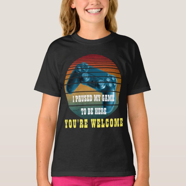 JAG BEKLAGADE MIN GAME ATT VARA HÄR, DU ÄR VÄLKOMM T SHIRT (Framsida)