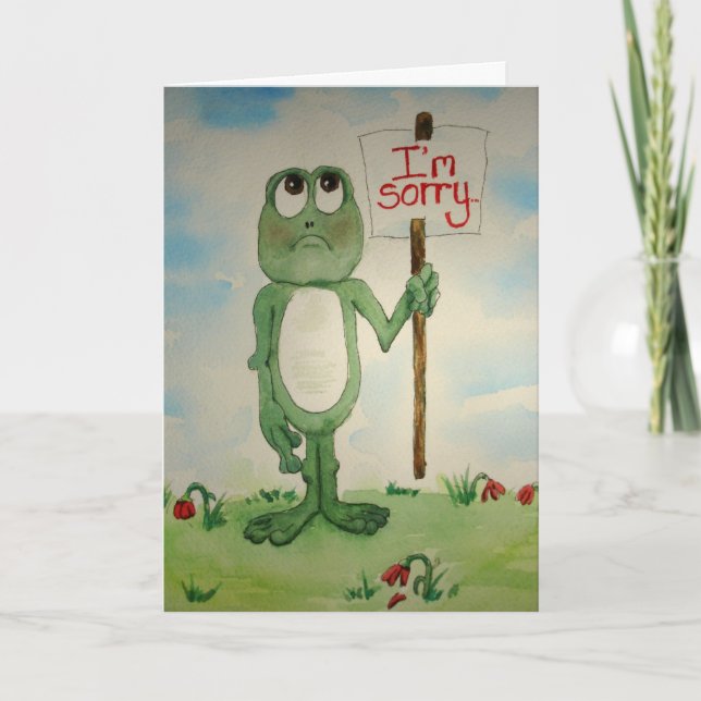 Jag beklagar att jag är ledsen att du ber om ursäk kort (Framsida)