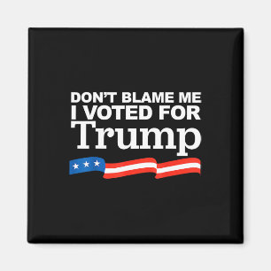Jag beklagar att jag röstade för ett trumpetval av magnet