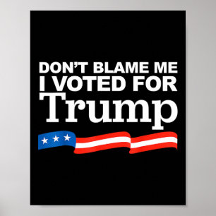 Jag beklagar att jag röstade för ett trumpetval av poster