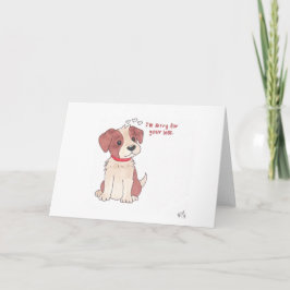 Jag beklagar ditt förlustkort tack kort