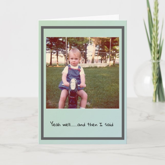 Jag beklagar hälsningskort kort (Framsida)