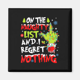 Jag beklagar ingenting i julklapp magnet