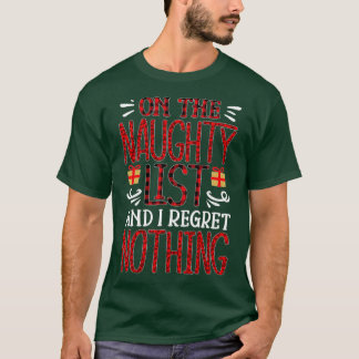 Jag beklagar ingenting i julklapp t shirt