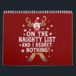 Jag beklagar ingenting. kalender<br><div class="desc">På den stygga listan beklagar jag ingenting i renjulen</div>