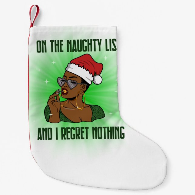 Jag beklagar ingenting. liten julstrumpa (Framsidan)