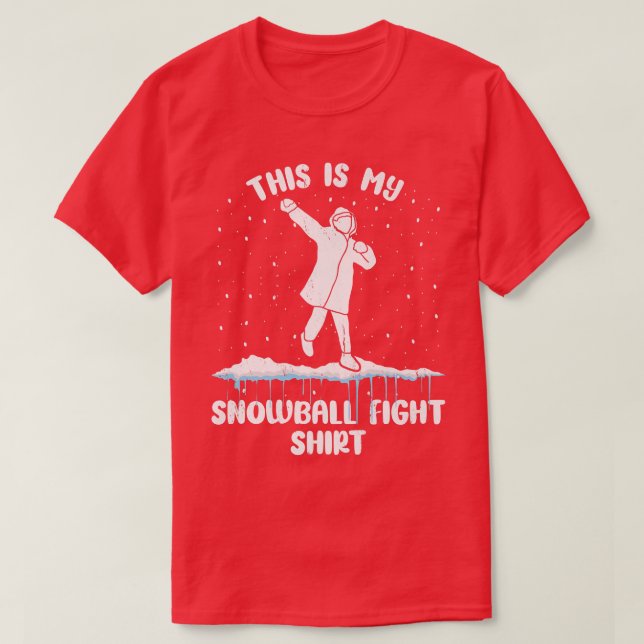 Jag beklagar ingenting roligt Snowball-slaget i Sn T Shirt (Design framsida)