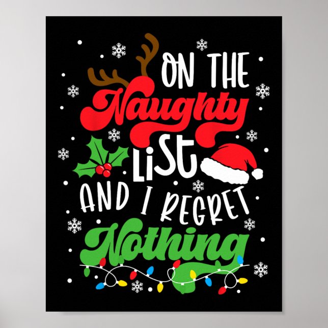 Jag beklagar ingenting roligt Xma. Poster (Framsidan)