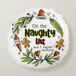 Jag beklagar ingenting. rund kudde