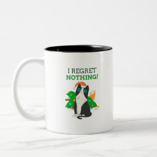 JAG BEKLAGAR INGENTING Två-Tonad MUGG