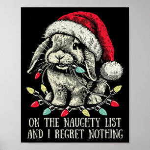 Jag beklagar inget kanin. poster