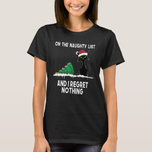 Jag beklagar inget svart katt på den stygga listan t shirt