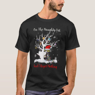 Jag beklagar inget svart katt på den stygga listan t shirt