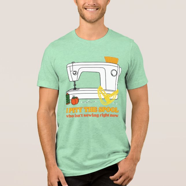 Jag beklagar trådrullen - T-shirt (Framsida)