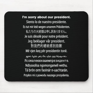 Jag beklagar vår president Shirt Donald Trump Fu Musmatta