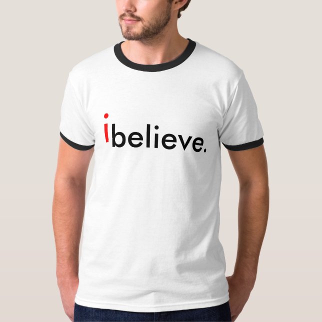 jag believe. t-shirt (Framsida)