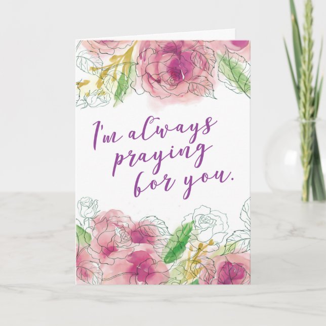 Jag ber alltid för dig helgkort (Framsida)