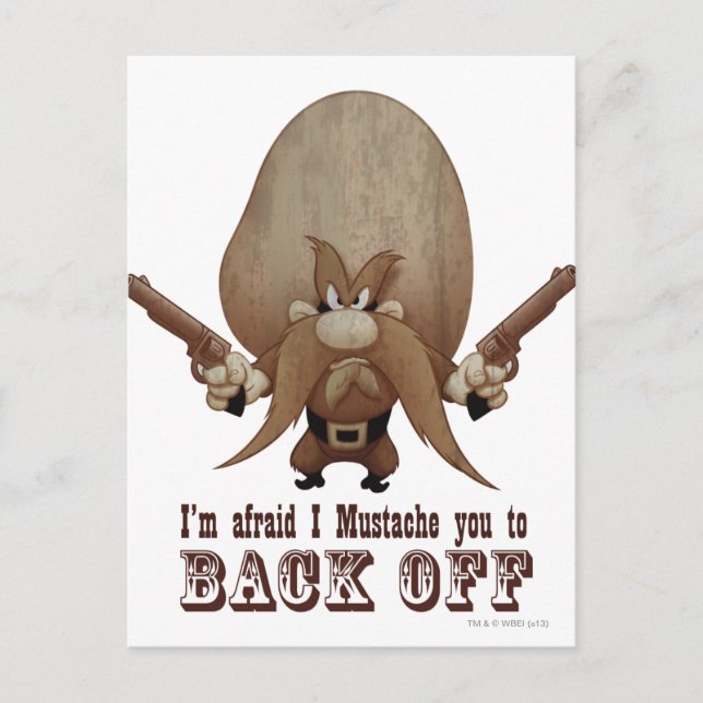 Jag ber dig att backa. vykort (Framsida)