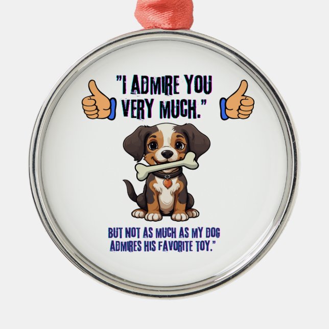 JAG BER DIG MYCKET MYCKET JULGRANSPRYDNAD METALL (Framsidan)