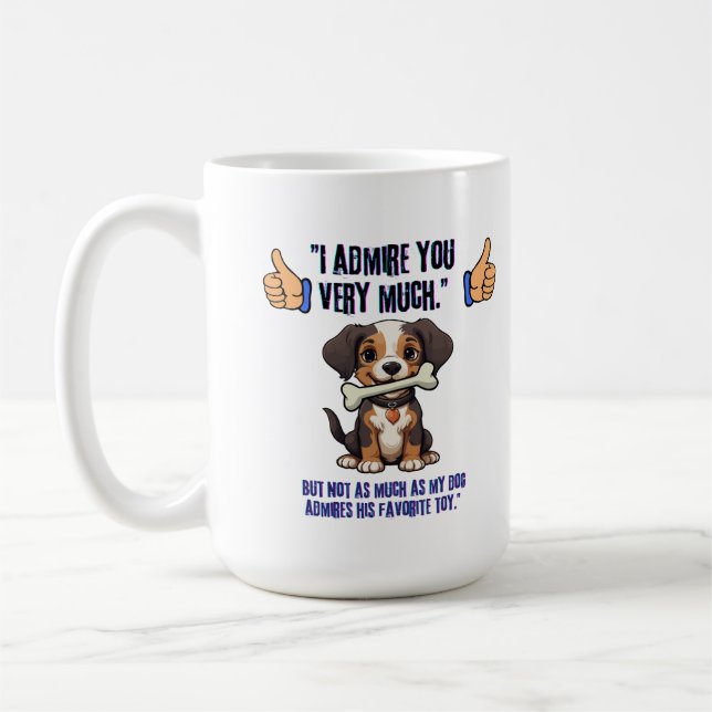 JAG BER DIG MYCKET MYCKET KAFFEMUGG (Vänster)