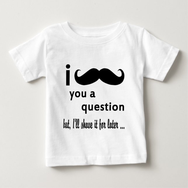 Jag ber dig ställa en fråga t-shirt (Framsida)