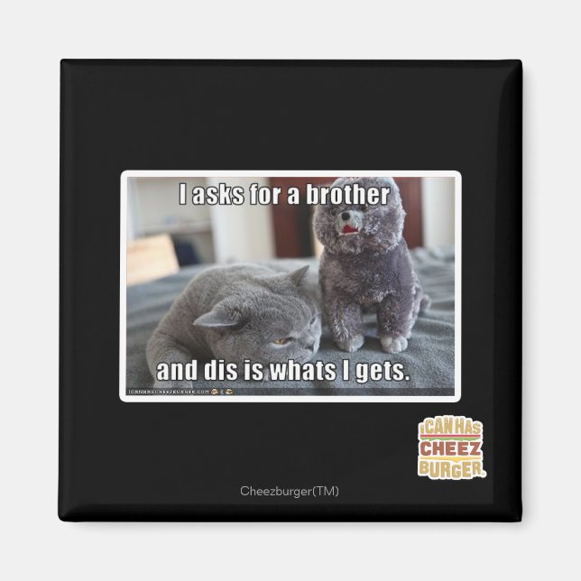 Jag ber en bror magnet (Framsidan)