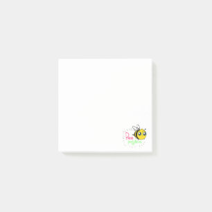 Jag ber Humla om god motivation Post-it Block