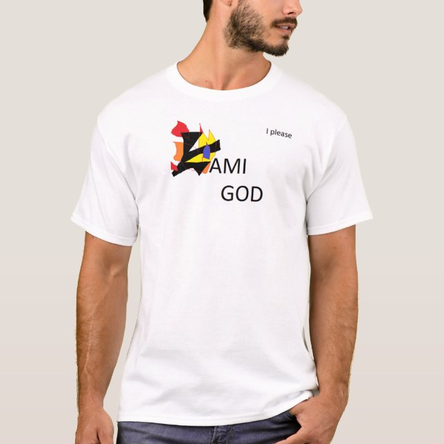 Jag ber KAMI GUD!!!!!!!! T Shirt (Framsida)