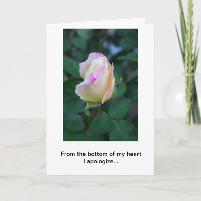 Jag ber om ursäkt för din brist av övervägande kort (Framsida)