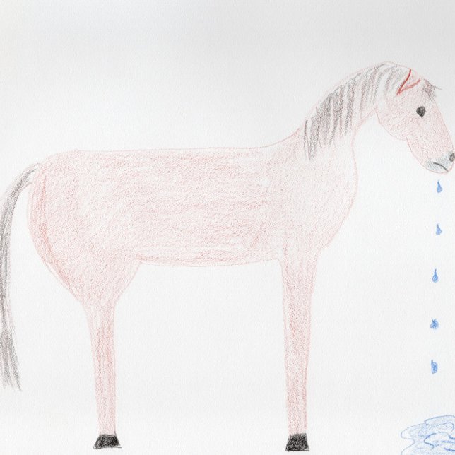 Jag ber om ursäkt. Horse Spittle Card Kort (Skapare uppladdad)
