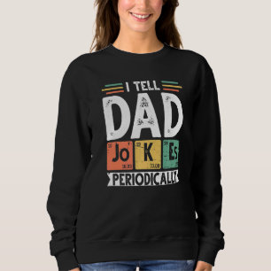 Jag berättar för Pappa Jokes Periodiccal Roligt Sc T Shirt