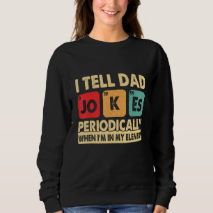 Jag berättar för Pappa Jokes periodiskt Fars dag M T Shirt