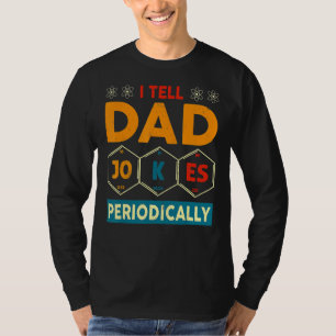Jag berättar för Pappa skämtar regelbundet Pappa V T Shirt