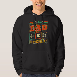 Jag berättar för Pappa skämtar regelbundet Retro F Hoodie