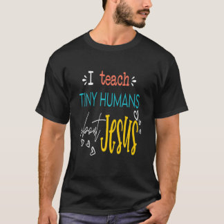 Jag berättar om Jesus att han är Risen Söndag T Shirt
