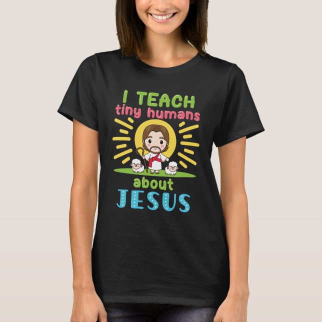 Jag berättar om Jesus Christian T Shirt (Framsida)