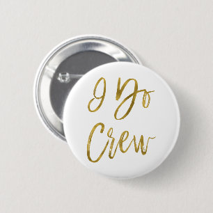 Jag besätter Faux Gold Foil Bachelorette Party But Knapp