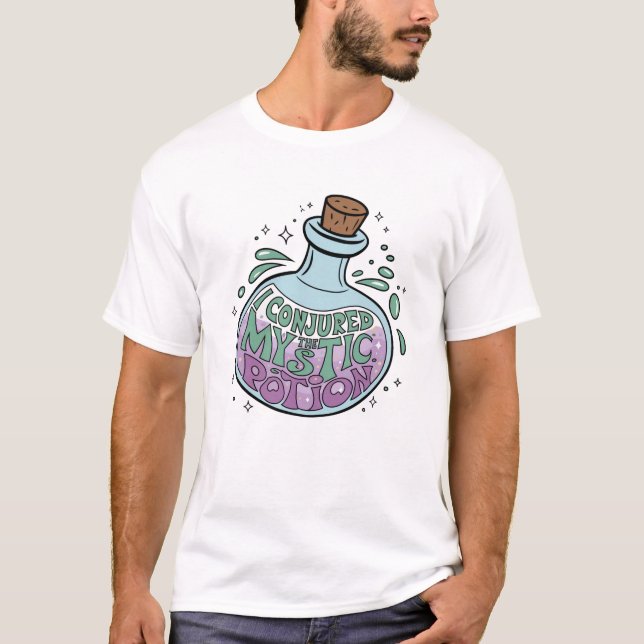 Jag beskrev mystiskt läge t shirt (Framsida)