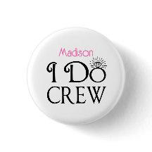 Jag besöker Black Rosa Monogram Bröllop Bridesmaid