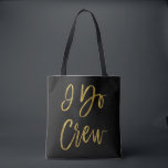 Jag besöker Guld och Black Bröllopsfest Bag Tygkasse<br><div class="desc">Jag är Crew Faux Gold Foil and Black Bröllopsfest Bag som är väskan i perfekt bröllop att resa med till ett destinationsbröllop.</div>