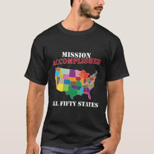 Jag besökte alla 50 amerikanska Stater som Uppdrag T Shirt