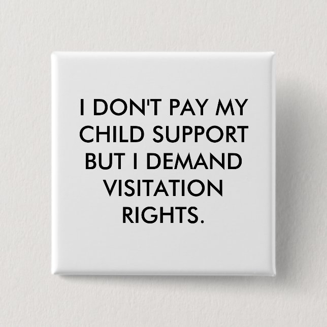 JAG BETALAR INTE MIN UNDERHÅLL, MEN JAG BEGÄR KNAPP (Framsida)