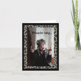 Jag beter mig som om jag inte bryr mig om ett mapp kort